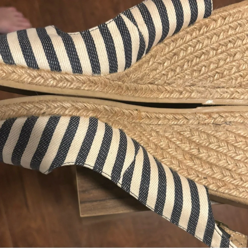 G. H. Bass & Co Black and white Espadrille size 9